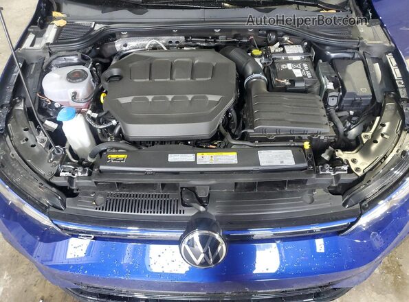 WVWEB7CD9RW233344 2024 VOLKSWAGEN GOLF Blue Սալոնի հետևի տեսք