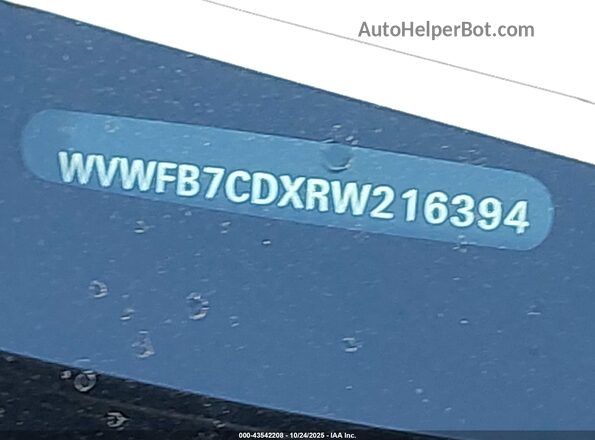 WVWFB7CDXRW216394 2024 VOLKSWAGEN GOLF Черный 