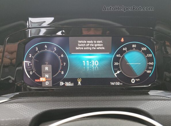WVWGA7CD4RW158483 2024 VOLKSWAGEN GTI White Widok zestawu wskaźników