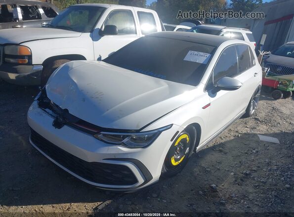 WVWSA7CD0PW134334 2023 VOLKSWAGEN GOLF White წინა მარცხენა ხედი სამი მეოთხედიდან