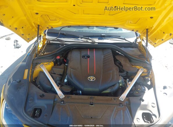 WZ1DB0C07NW046969 2022 TOYOTA GR SUPRA Yellow Vista trasera