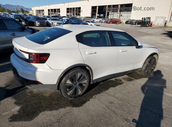 YSMEG3KA5PL122455 2023 POLESTAR 2 White Tył prawy