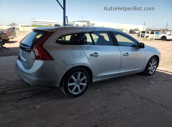 YV140MEK9G1300749 2016 VOLVO V60 Серебряный Задняя правая четверть