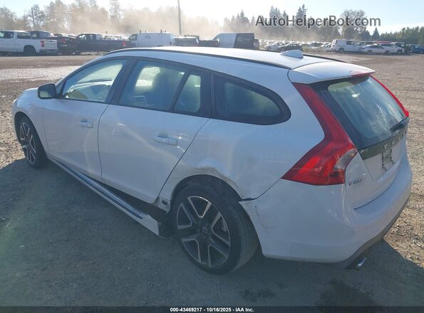 YV140MEL2J2392328 2018 VOLVO V60 Белый Задняя левая четверть