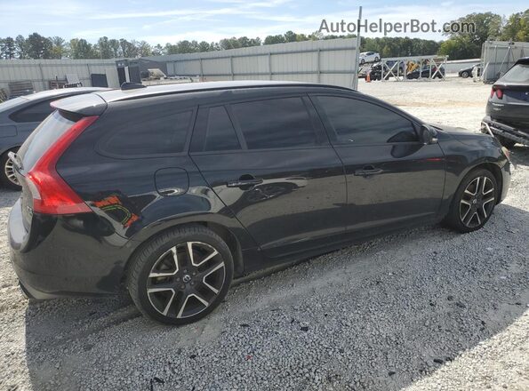YV140MELXJ2389290 2018 VOLVO V60 Black Задня права чверть