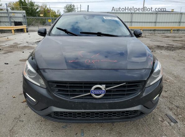 YV140MTL2H2426765 2017 VOLVO S60 Black Դիմացի տեսք