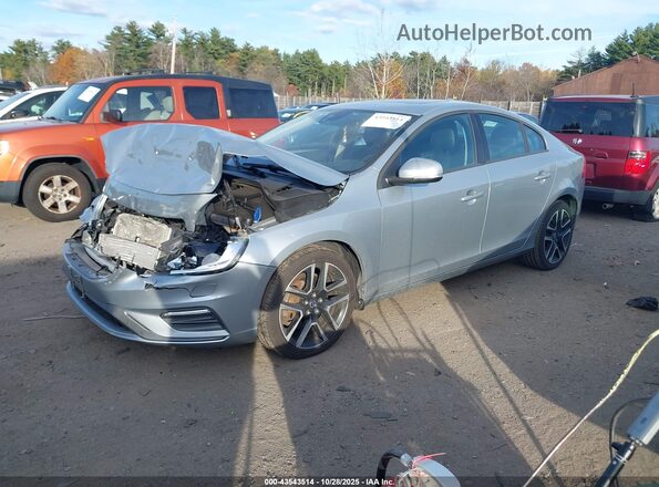 YV140MTL8J2450624 2018 VOLVO S60 Gray Передня ліва чверть