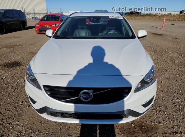 YV149MSL3J2383812 2018 VOLVO V60 White უკანა ხედი