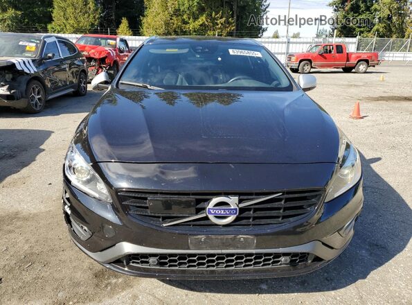 YV149MSS2H1372548 2017 VOLVO V60 Black Вид спереду