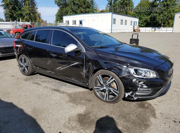 YV149MSS2H1372548 2017 VOLVO V60 Black Передня права чверть