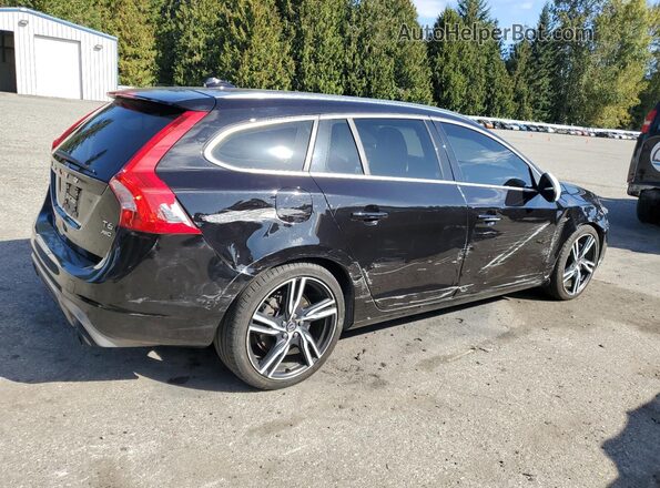 YV149MSS2H1372548 2017 VOLVO V60 Black Задня права чверть