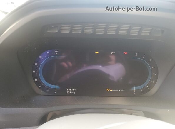 YV4062JF2R1188070 2024 VOLVO XC90 Silver Instrument cluster view