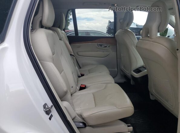 YV4102CK4N1801400 2022 VOLVO XC90 White უკანა სავარძლების ხედი