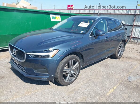 YV4102DKXM1810521 2021 VOLVO XC60 Blue წინა მარცხენა ხედი სამი მეოთხედიდან