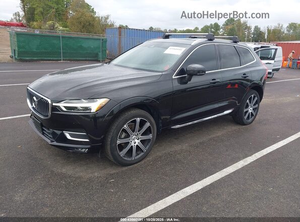 YV4102DL6M1699569 2021 VOLVO XC60 Black Առջևի ձախ երեք քառորդ տեսարան