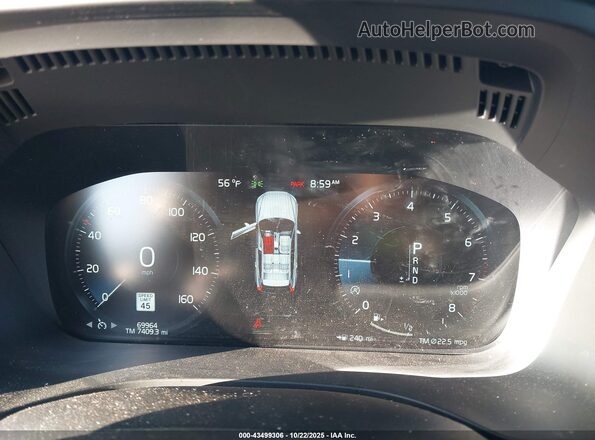 YV4102RK0L1561783 2020 VOLVO XC60 White Հետևի նստատեղերի տեսք