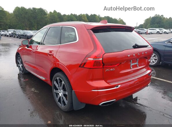 YV4102RL4L1534935 2020 VOLVO XC60 Red Rear left
