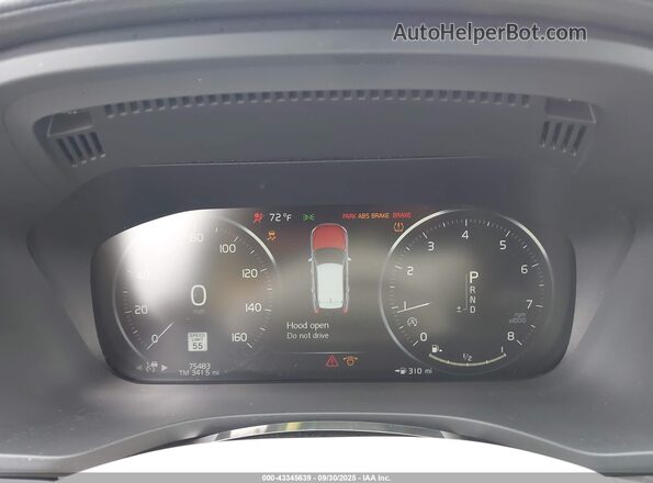 YV4102RL4L1534935 2020 VOLVO XC60 Red Rear seats view