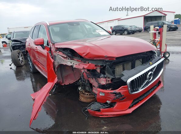 YV4102RL4L1534935 2020 VOLVO XC60 Red Front view