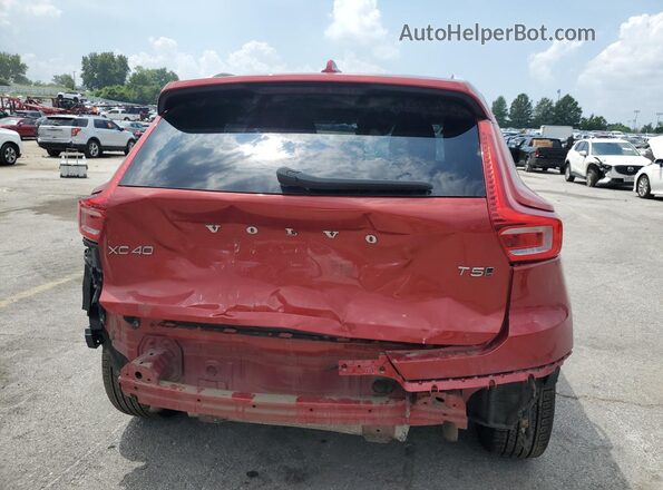 YV4162UK0L2319270 2020 VOLVO XC40 Red Vista trasera