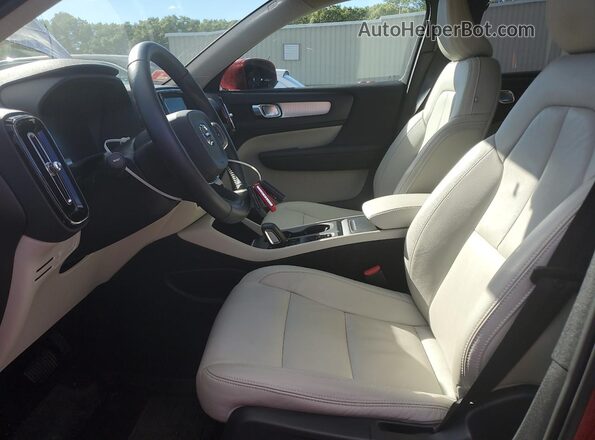 YV4162UK1K2074820 2019 VOLVO XC40 Red Vista interior delantera