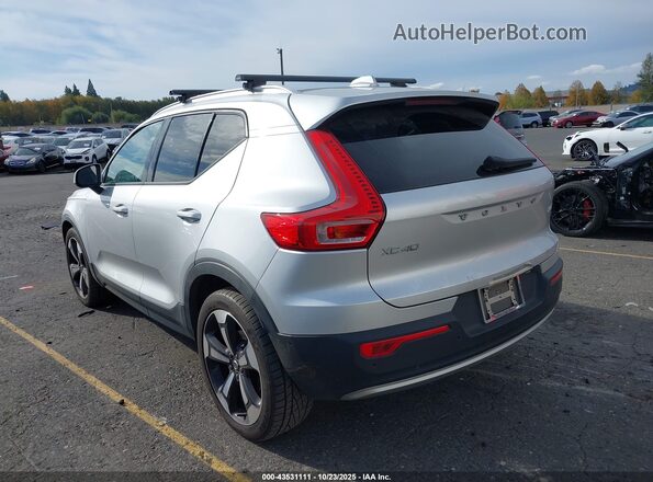 YV4162UK4K2074858 2019 VOLVO XC40 Серебряный Задняя левая четверть