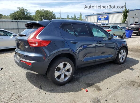 YV4162UK4M2404775 2021 VOLVO XC40 Синий Задняя правая четверть