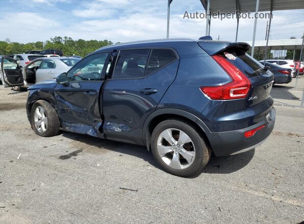 YV4162UK4M2404775 2021 VOLVO XC40 Синий Задняя левая четверть