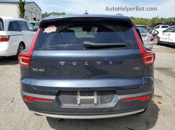 YV4162UK4M2404775 2021 VOLVO XC40 Синий Вид сзади