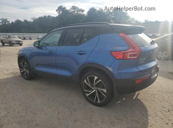 YV4162UM4M2432870 2021 VOLVO XC40 Blue Задня ліва чверть