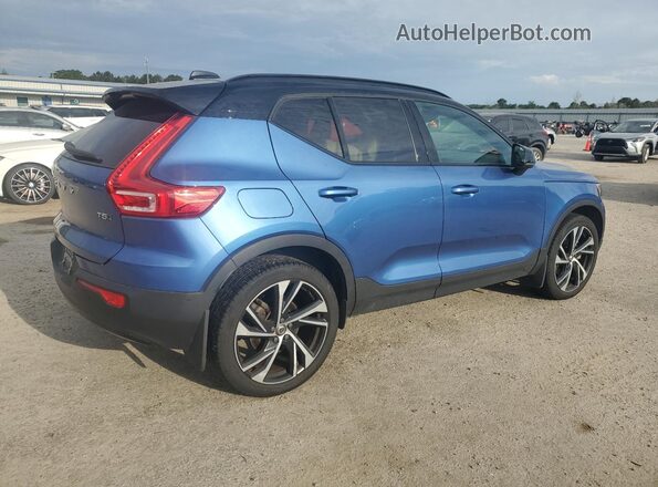 YV4162UM4M2432870 2021 VOLVO XC40 Blue Задня права чверть
