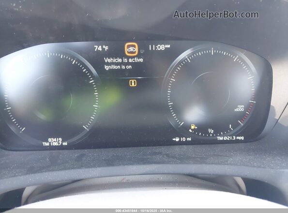 YV4A221K0L1602127 2020 VOLVO XC90 Blue Вид задніх сидінь