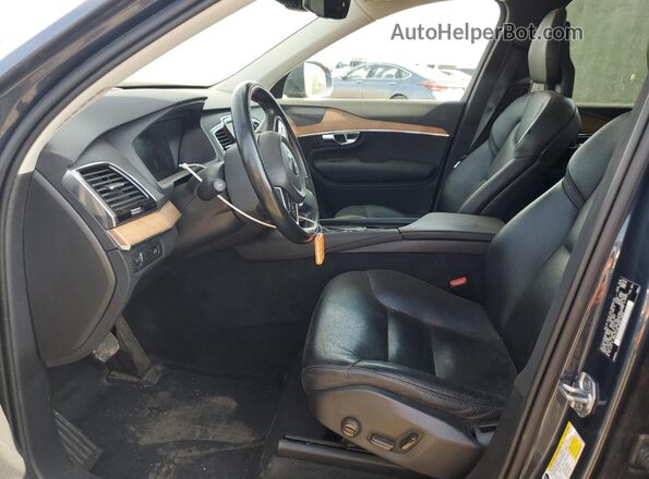 YV4A221K8M1696663 2021 VOLVO XC90 Синий Вид салона спереди