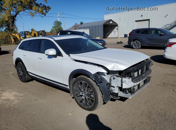 YV4A22NL3K1076092 2019 VOLVO V90 Белый Передняя правая четверть