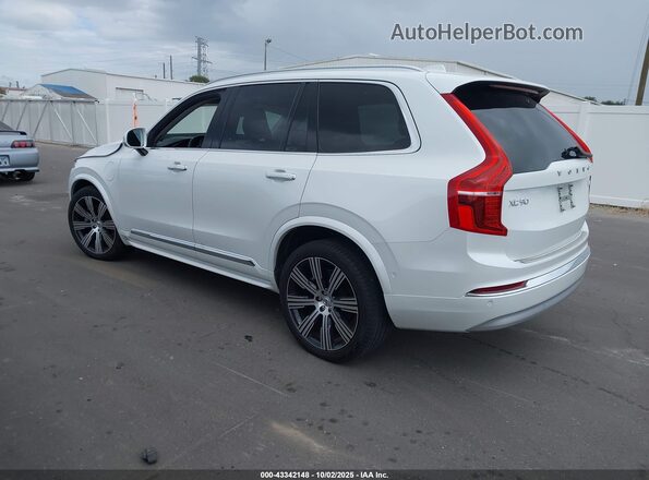 YV4BR00L8N1812959 2022 VOLVO XC90 RECHARGE PLUG-IN HYBRID Белый Задняя левая четверть
