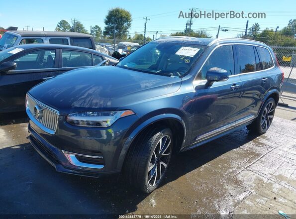 YV4BR00Z7N1821219 2022 VOLVO XC90 RECHARGE PLUG-IN HYBRID Blue Przód lewy