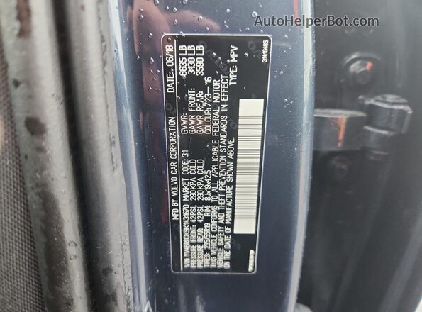 YV4BR0CK9K1431670 2019 VOLVO XC90 Blue 