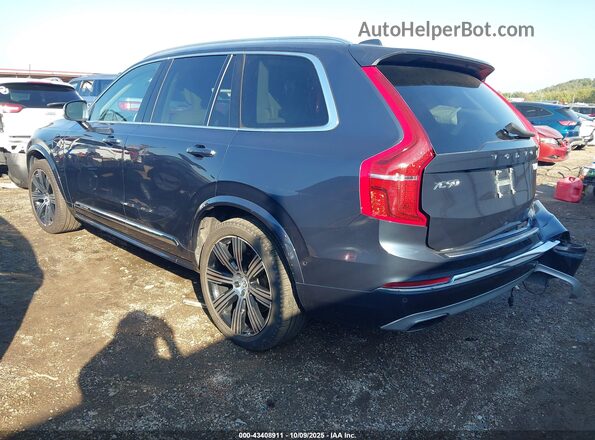 YV4BR0CL6M1761858 2021 VOLVO XC90 RECHARGE PLUG-IN HYBRID Blue Tył lewy