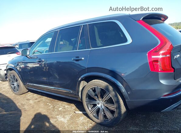YV4BR0CL6M1761858 2021 VOLVO XC90 RECHARGE PLUG-IN HYBRID Blue Widok wnętrza 360 stopni