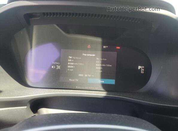 YV4ED3GL7P2035500 2023 VOLVO C40 Черный Вид щитка приборов