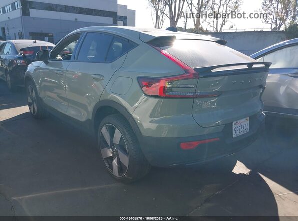 YV4ED3GLXP2044708 2023 VOLVO C40 RECHARGE PURE ELECTRIC Green Задня ліва чверть