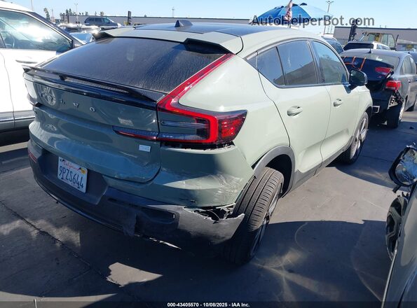 YV4ED3GLXP2044708 2023 VOLVO C40 RECHARGE PURE ELECTRIC Green Задня права чверть