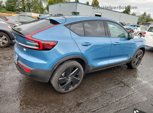 YV4ED3GM4P2056331 2023 VOLVO C40 Синий Задняя правая четверть