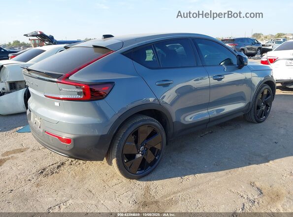 YV4ED3GM7P2026420 2023 VOLVO C40 RECHARGE PURE ELECTRIC Серый Задняя правая четверть