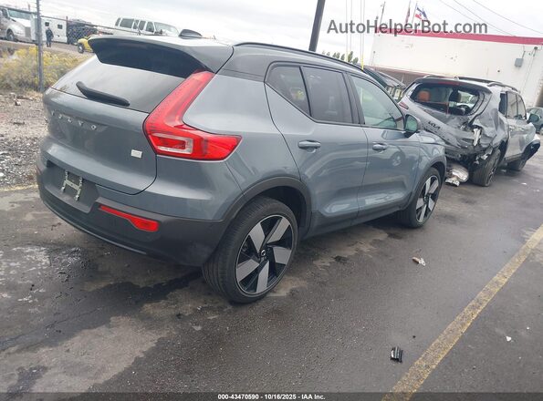 YV4ED3UM5P2987389 2023 VOLVO XC40 RECHARGE PURE ELECTRIC Gray Задня права чверть