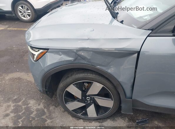 YV4ED3UM5P2987389 2023 VOLVO XC40 RECHARGE PURE ELECTRIC Gray Вид спереду