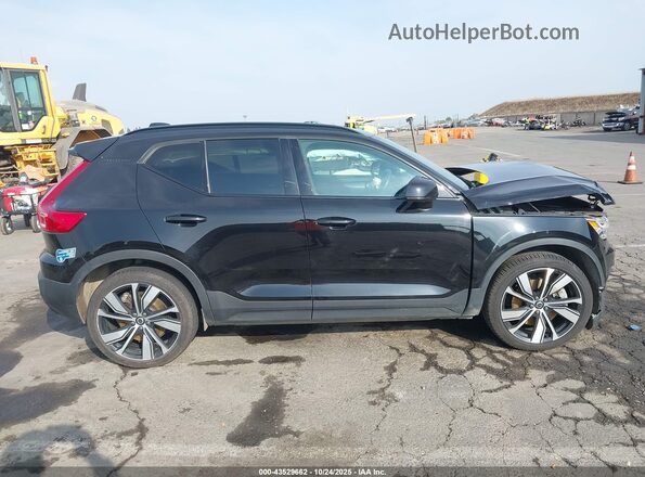 YV4ED3UR5M2582110 2021 VOLVO XC40 RECHARGE PURE ELECTRIC Black Սալոնի 360 աստիճան տեսք
