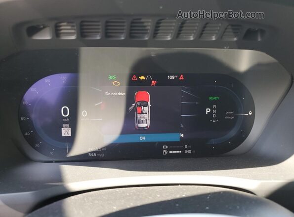 YV4H60CF9R1165566 2024 VOLVO XC90 Gray ხელსაწყოთა პანელის ხედი