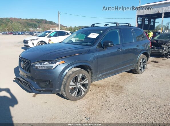 YV4H60CW0P1942858 2023 VOLVO XC90 RECHARGE PLUG-IN HYBRID Blue Przód lewy