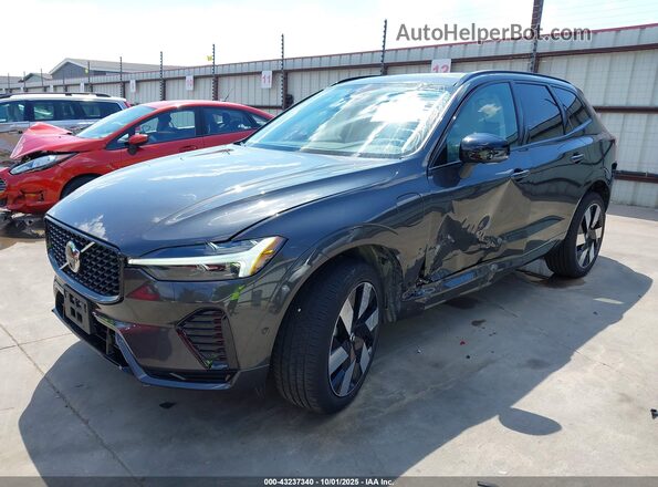YV4H60DL3R1889449 2024 VOLVO XC60 RECHARGE PLUG-IN HYBRID Gray Передня ліва чверть